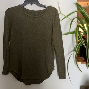 🛍 5/$25 Olive Green Top